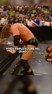This was crazy when Triple H tore his quad live on Raw #wwe #wrestling | Chris Van Vliet