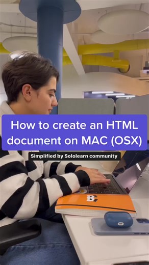 Cómo crear un documento HTML en MAC (OSX)