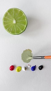 Color mixing / lemon | Acrylic Painting Techniques