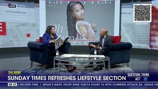 2.3K views · 18 reactions | The Sunday Times has introduced a fresh new look this week. As part of the redesign, the well-known LifeStyle section has been integrated into the main body of the newspaper and will now appear in broadsheet format. Mike Siluma, of the Sunday Times unpacks this. #TheBrief #eNCA | eNCAnews | Facebook