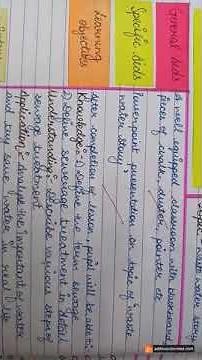 ICT Based Lesson plan|| Waste water story || 7th class || NCERT (B.Ed.)