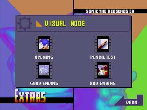 Sonic CD Visual Mode (2011 iOS port)