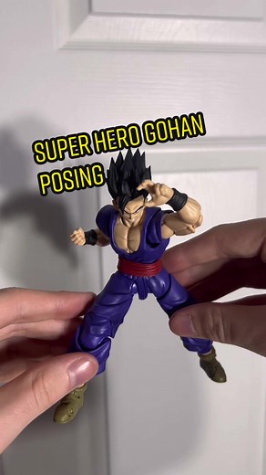 Super Hero Gohan Figure Posing | Dragon Ball Z Collectible