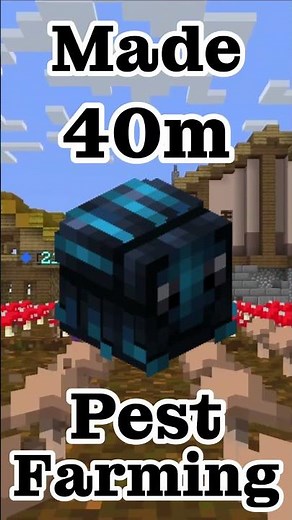 Day 24 of farming to Hyperion in Hypixel Skyblock. #minecraft #hypixelskyblock