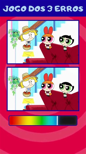 The Powerpuff Girls Find the 3 Differences Game! Can You Find Them All? 💚💖💙