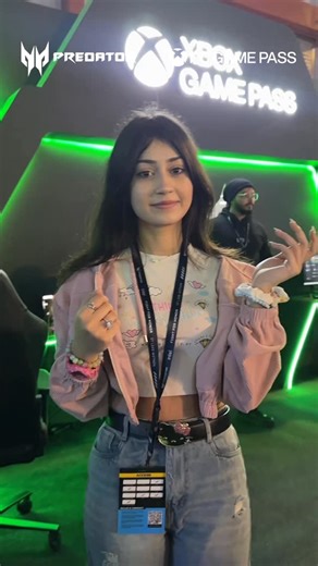 @blossom0w0 on Instagram: "Predator League 2026 was a vibe 😮‍🔥 Tried out Xbox PC Game Pass on Acer Predator and Nitro systems — 100+ games, instant access, zero waiting. Just pick a title and jump straight in 🎮 #Acer #PCGamePass #predatorgaming"