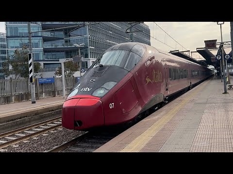 AWESOME ITALO TRAINS! 300KM/H JOURNEY ON THE ALSTOM AGV ETR575 FROM REGGIO EMILIA TO MILANO ROGOREDO