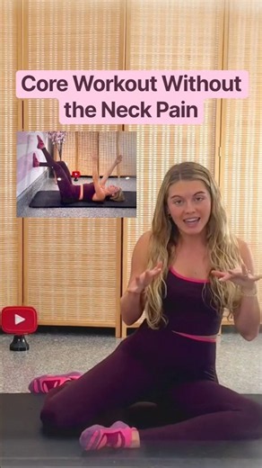YouTube Pilates Wall Abs Workout | Safe Core Exercises for the Neck #NoCrunches
