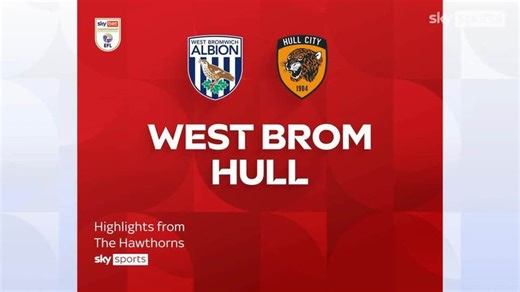 West Brom 3-0 Hull | Championship Highlights
