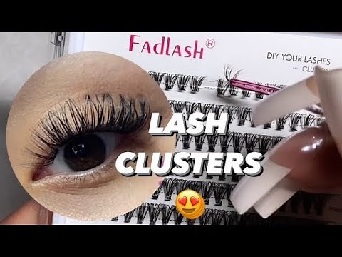 DIY Lash Application Step By Step | Fadlash Beauty Lash Clusters