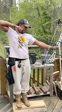 What Just Happened? Working To Get This Blade and New Arrows Set Up Right #archery #bebetter