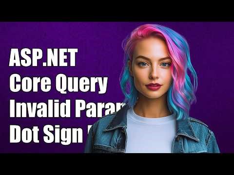 ASP.NET core FromQuery getting invalid parameters with dot sign inside
