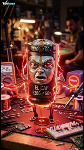 How Capacitors Work? what's inside a capacitor #shorts #electronics #capacitor