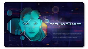 Techno Shapes Digital Slideshow
