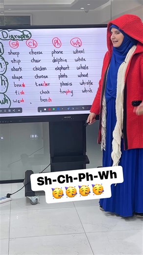 Digraphs (Sh-ch-ph-wh) | English with Amira Rashad أميرة رشاد