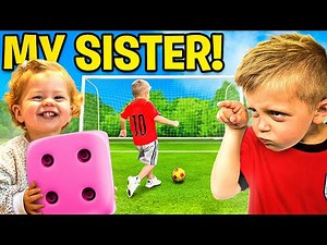 My SISTER Decides My Football Challenges!!