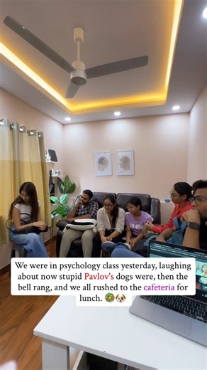 The Psych Hub - THERAPY || ACADEMY 🧠 on Instagram: "Ever heard of a dog who accidentally helped build psychology? 🐶🔔 Let me tell you a quick story of Pavlov’s Classical Conditioning! 👨‍🔬✨ Ivan Pavlov, a Russian physiologist, was originally studying digestion, but while observing dogs, he noticed something fascinating — they started salivating not just when food arrived, but even when they heard the footsteps of the person bringing it. 😲 So what did