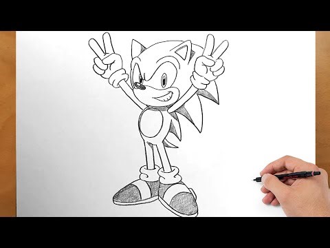 Sonic the Hedgehog Pencil Drawing ⚡️ | Epic Sketch Tutorial