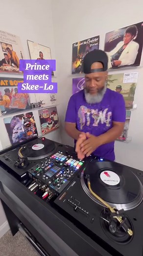 #NoBiting🚫 Prince meets Skee-Lo 💎 Better Live Now ‘Fore the grim reaper come knocking on your door - Prince Like Michael Jackson, Prince is one of those artist that can never be duplicated. He was so brilliant at everything and I still admire his work ethic. He made me want to be great and inspired me to be the artist that I am today. Fast forward to now, my 7 year old daughter @supernovavalentina loves these songs and sings the lyrics to “I Wish” all the time. I have to give credit where cred