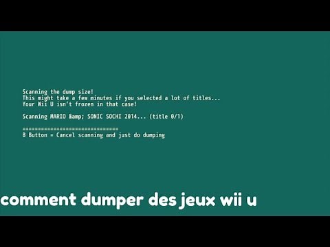 Tuto : comment dumper les jeux wii u