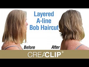 Layered A-Line Bob haircut short Version