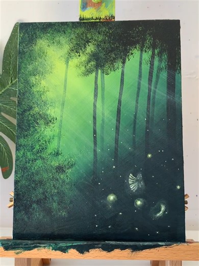 Creating Beautiful Gradient Art: Misty Forest Tutorial