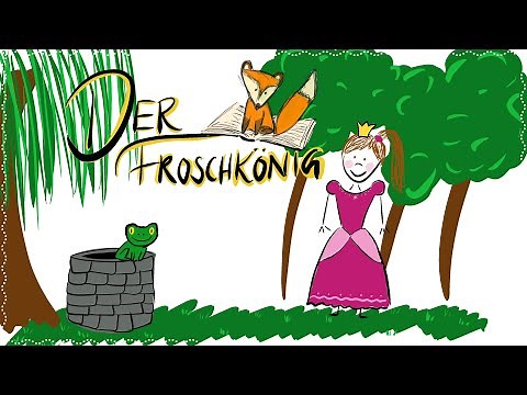 Der Froschkönig - Märchen für Kinder ♛ Brüder Grimm ♛ Hörbuch mit Illustrationen