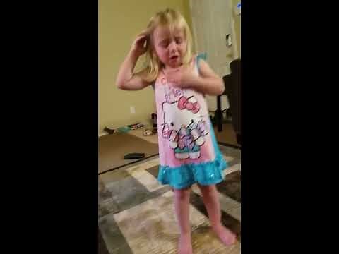 3 year old throws up at the sight of dad eating his own blood (ketchup)