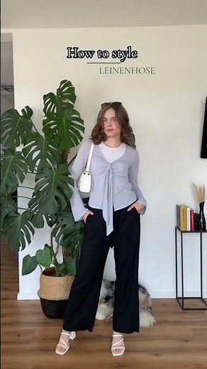 Leinenhose stylen - Welcher Look gefällt dir am Besten ?... #Shorts #marei_klara