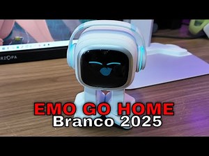 Unboxing SURPREENDENTE do EMO Go Home Branco | O Robô Mais FOFO e Inteligente! 🤖⚡