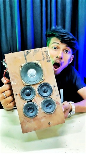 Homemade Wooden Bluetooth Speaker | Wooden Bluetooth Speaker Making |#shorts #electrical #experiment