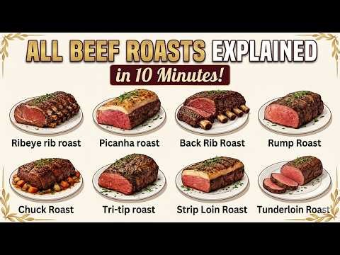 Every Beef Roast Explained in 10 Minutes!
