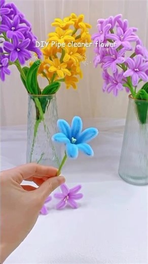 Pipe cleaner flower 🌼 #tutorial#diy#easy#viralshorts#viralreel#viralvido