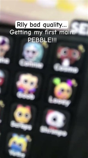 GETTING MY FIRST MAIN PEBBLE! ⚠️ Really bad quality ⚠️ #Pebble #Dandysworld #FirstMain #Lichee