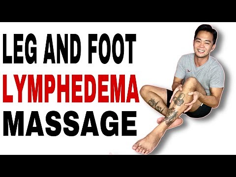Swollen Foot and Leg Lymphedema Drainage Massage and Improve Blood Circulation