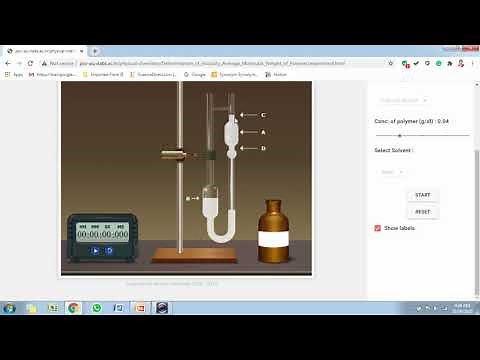 Viscometer - Molecular Weight Determination using VLab, by Dr.R.Abinaya, Dept of Chemistry