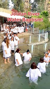 Water Baptism! Jordan River ( Yardenit ) Baptismal Site of Jesus | Visit Israel From Your Home