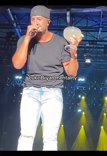 Luke and his margarita against the world. #lukebryan #lukebryanfunny #unhinged #merch #mentality