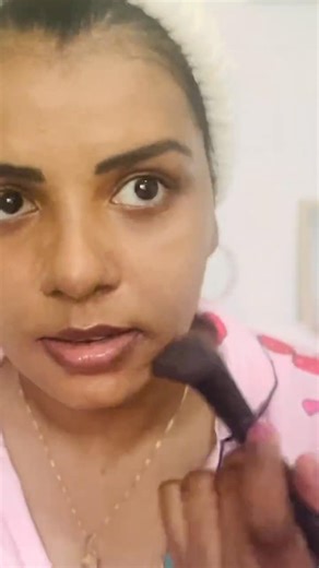 🎀Korean Girl Makeup Look Every Beginner Can Try ~#duskyskinmakeup #koreanmakeup #mallu #viralshorts