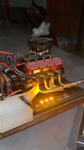 TOYAN V8 Engine SOUNDS INSANE! #diy #engine #v8 #fyp