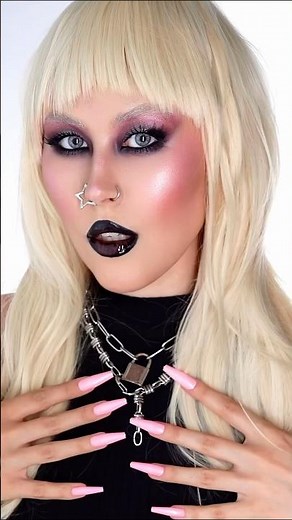 Gothic Barbie Makeup Tutorial 🕸️💄 | Halloween Glam Step by Step