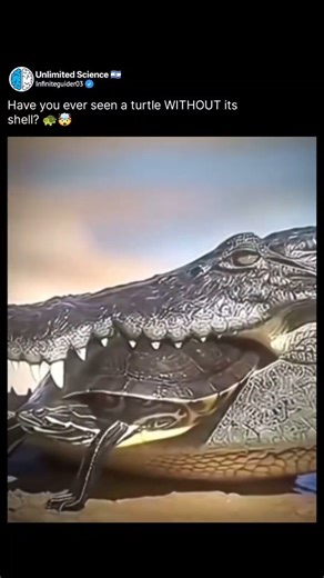 Unlimited Science 🇮🇱 on Instagram: "Have you ever seen a turtle WITHOUT its shell? 🐢🤯 What you’re about to see will flip EVERYTHING you thought you knew about turtles… 👀 Have you ever imagined what a turtle would look like without its shell? 🐢🤯 Most people think a turtle can just “crawl out” of its shell like it’s a backpack—but the reality is way more shocking, a little wild, and honestly… mind-blowing. In this video, we’re breaking one of the biggest animal myths people still believe to