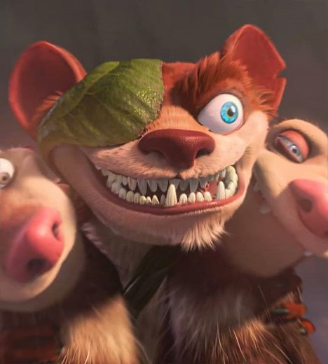 Rage baiter Weasel 💀 | Buck (Ice Age: Dawn Of The Dinosaur) Edit | Uptown Funk - Mark Ronson #shorts