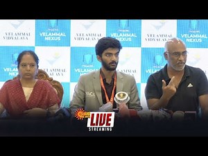 🔴LIVE: D Gukesh Press Meet | | Youngest World Champion | Sun News