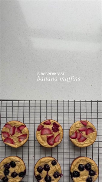 Healthy BLW Banana Muffins Recipe for Kids | Holistic Breakfast Ideas