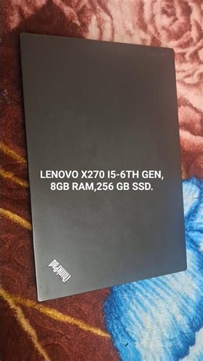 Lenovo ThinkPad X270 i5 laptop for sale | SSD | Good battery backup | Working condition.Price:17000