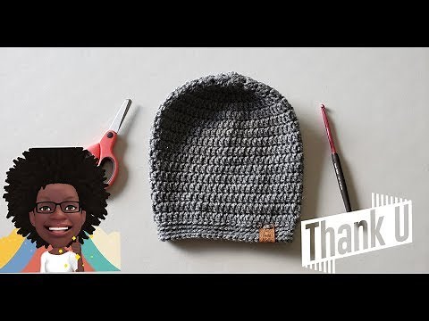 How to Crochet a Basic Slouchy Beanie