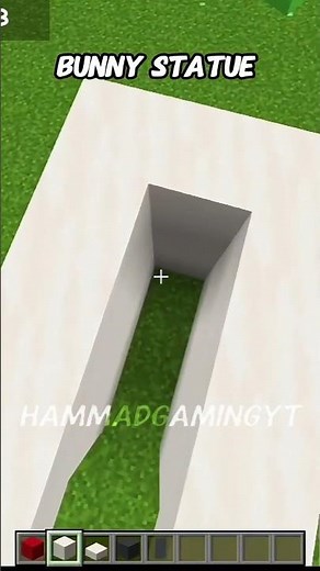 Minecraft Cute Bunny Statue 🐰 Easy Build Tutorial