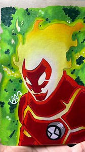 AJASart on Instagram: "Drawing Heatblast (Ben 10) 👽 . . . . . . . . . . . . . #ben10 #ben10fanart #ben10art #heatblast #coloredpencilart #coloredpencilartist #AJASart #prismacolorartist #artforyou"
