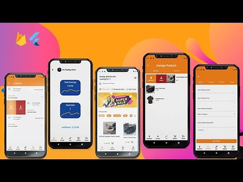 Flutter & Firebase Build Multi-Vendor Ecommerce App Overview